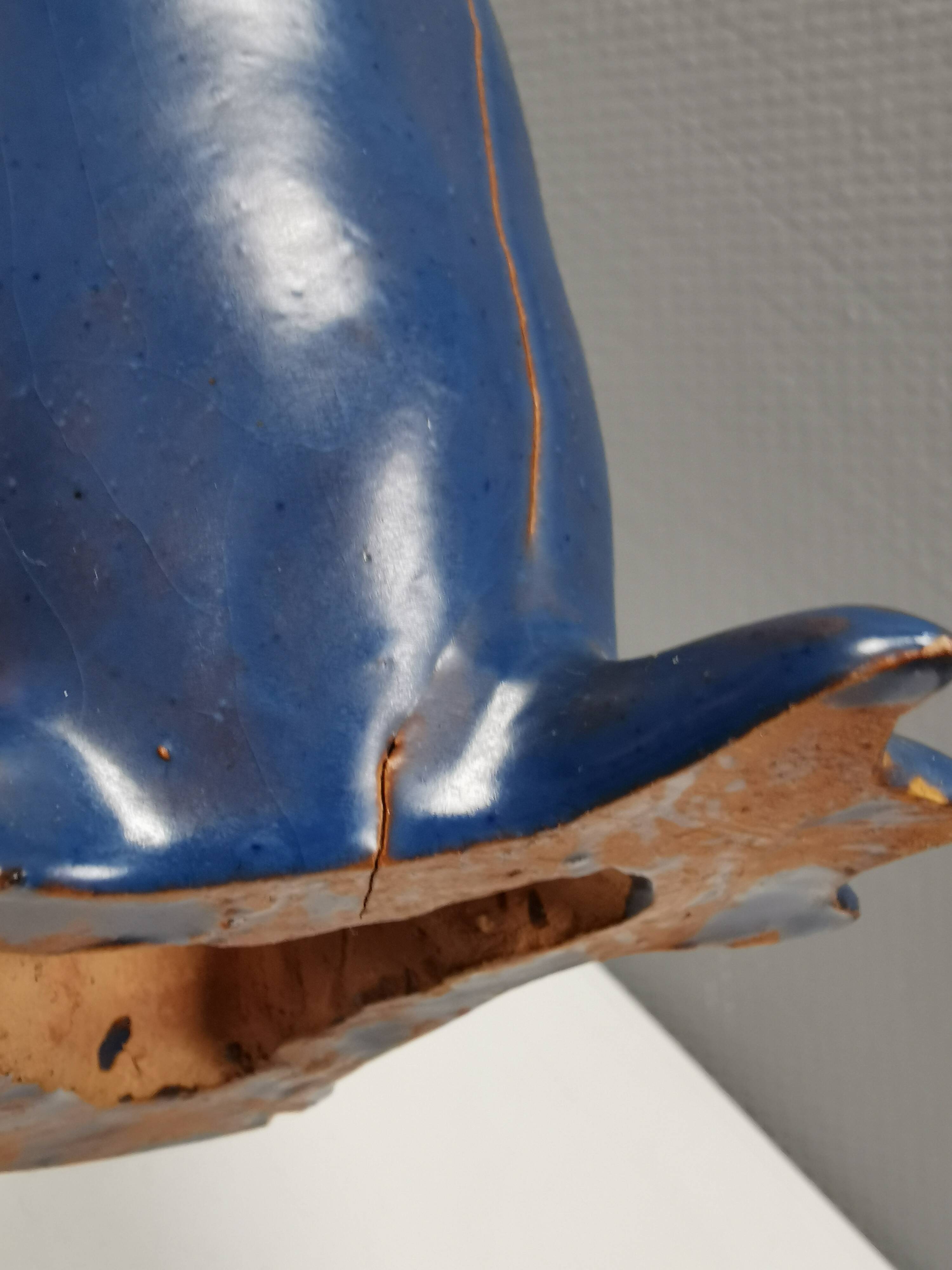 Very beautiful ceramic duck/wading bird, Danish and from the 1970-80s.