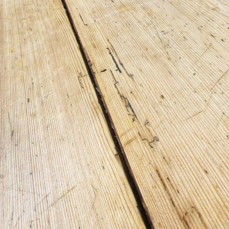 Light wood farmhouse table