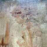 Oil painting on canvas signed “model in the workshop”