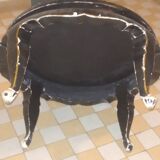 Lacquered coffee table with Asian influence