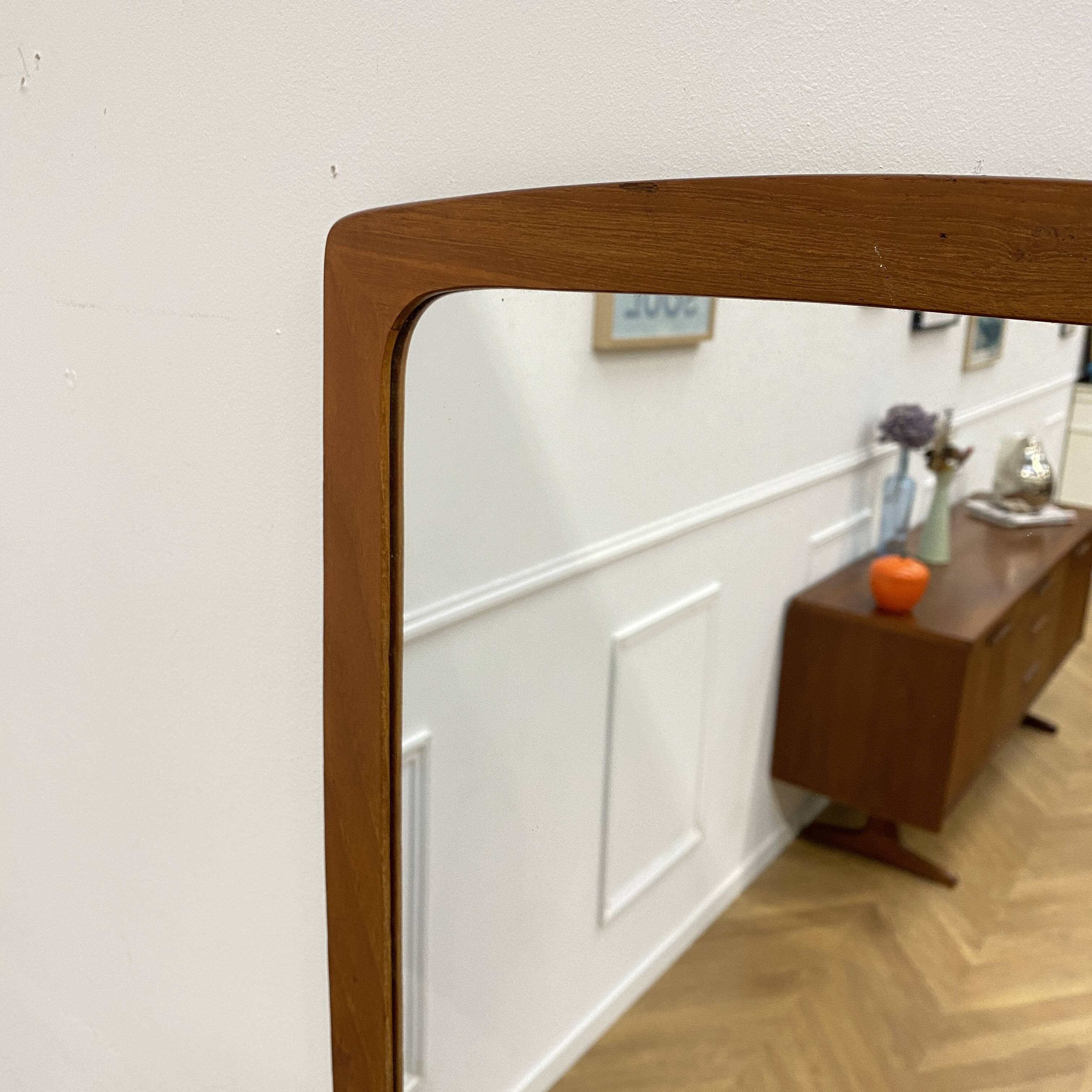 Danish teak mirror
