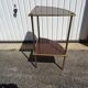 Table d'appoint encoignure formica vintage