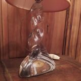 Crystal lamp foot of Lorraine Lambert les Bitche