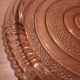 Lot de deux plats art déco en verre rosaline