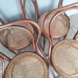 Series 4 chairs cannes bistro by Jacob and Josef KOHN No.55