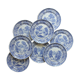 8 flat plates in earthenware "Burgenland" Villeroy and vintage Boch