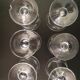 6 Verres ancien  soufflé et ciselé
