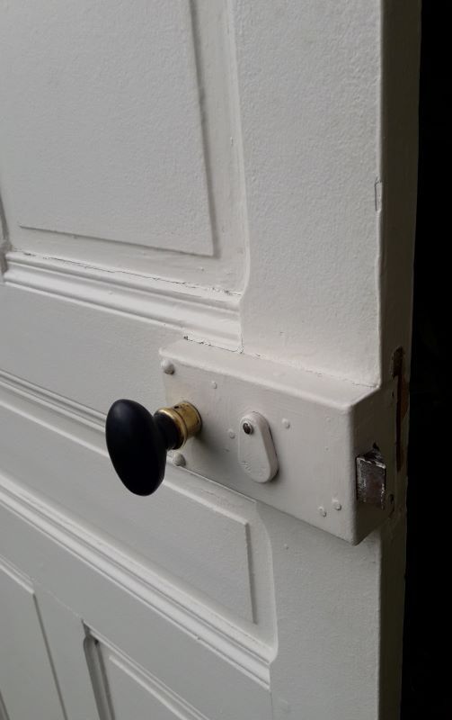 Communication door 81,8x217,7cm old molded