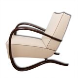 Pair of lounge armchairs h-269 by jindrich halabala for up zavody, 1930s