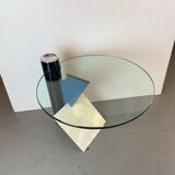 Memphis Postmodern Side Table by Peter Shire for Saporiti, 1980s