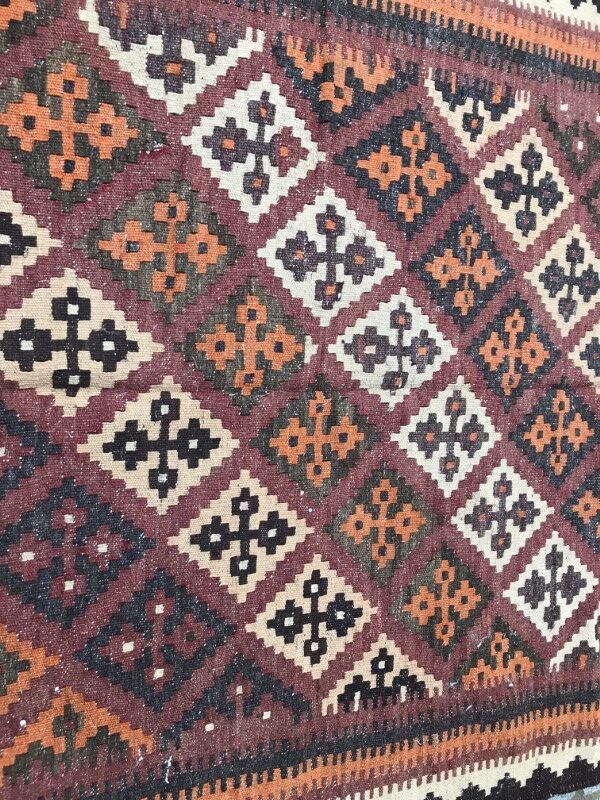 Kilim persian ghashghai woven hand 131 x 246 cm