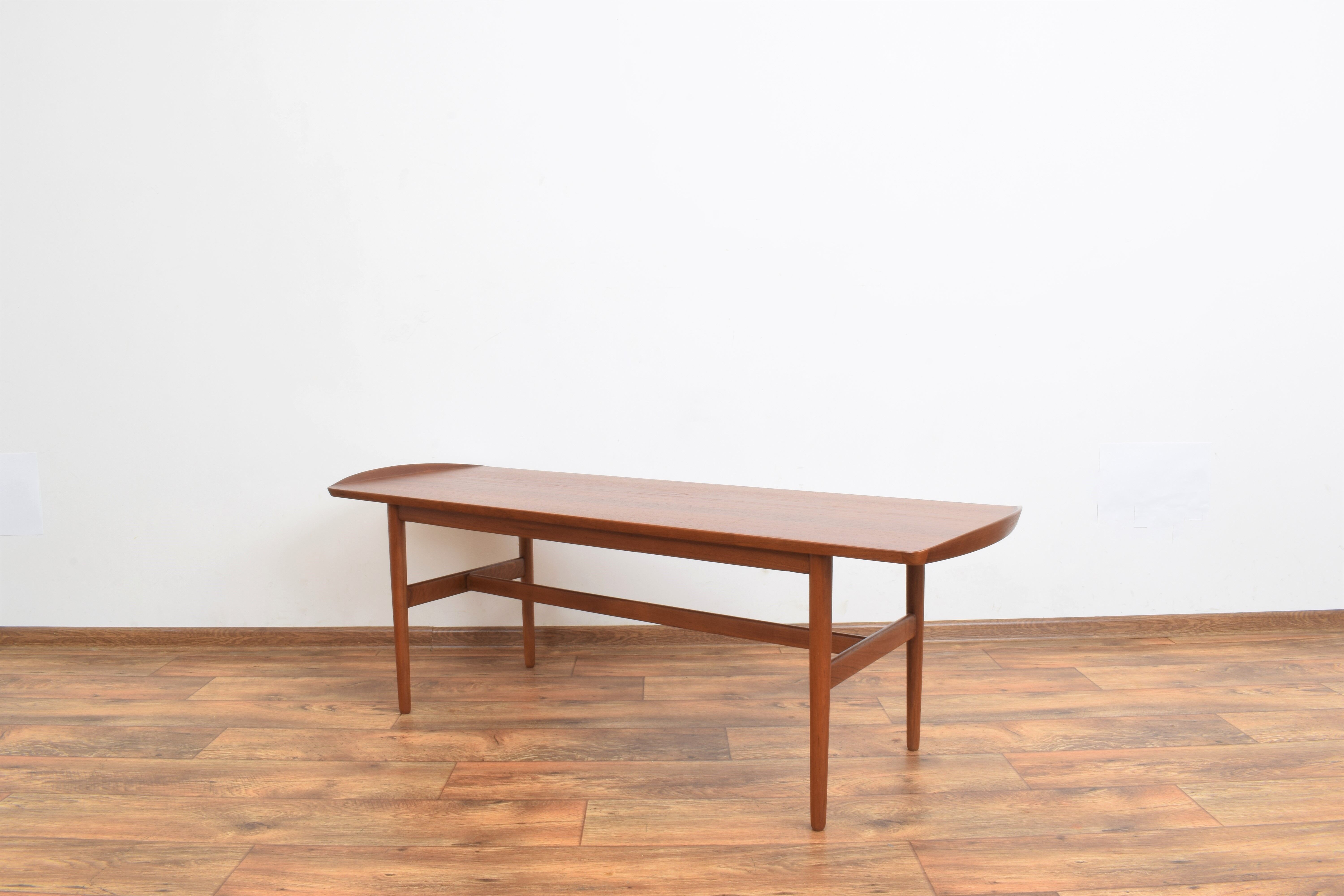Mid-century danish teak coffee table from bovirke, 1960s.