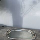 Silver-plated duck foie gras dish