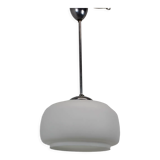 Art deco big glass pendant lamp, 1930s