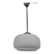 Art deco big glass pendant lamp, 1930s
