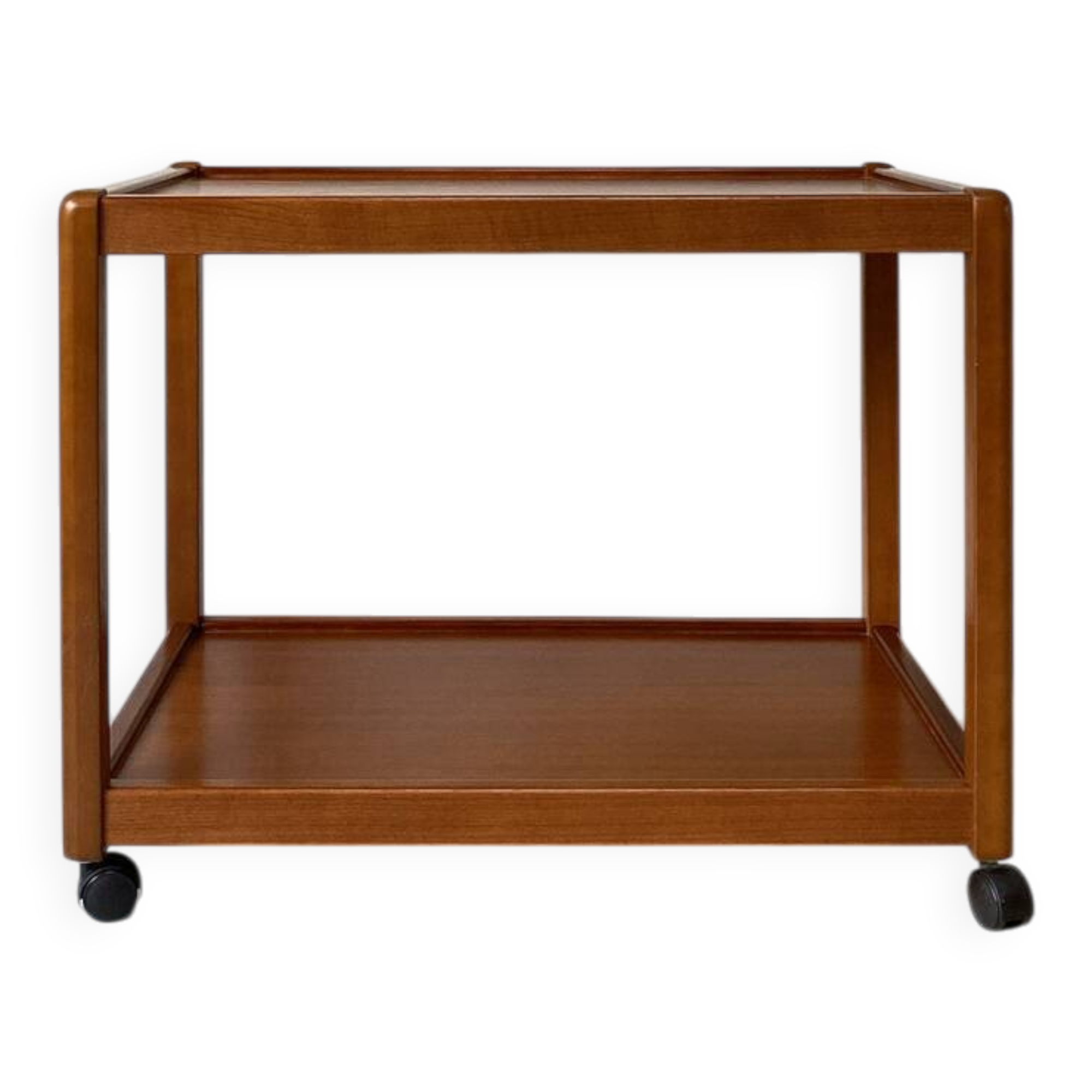 Vintage wooden trolley / bar cart