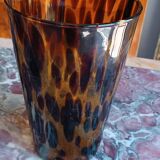 Murano glass vase, speckled, 1970s