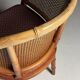 Set of 4 vintage faux bamboo chairs