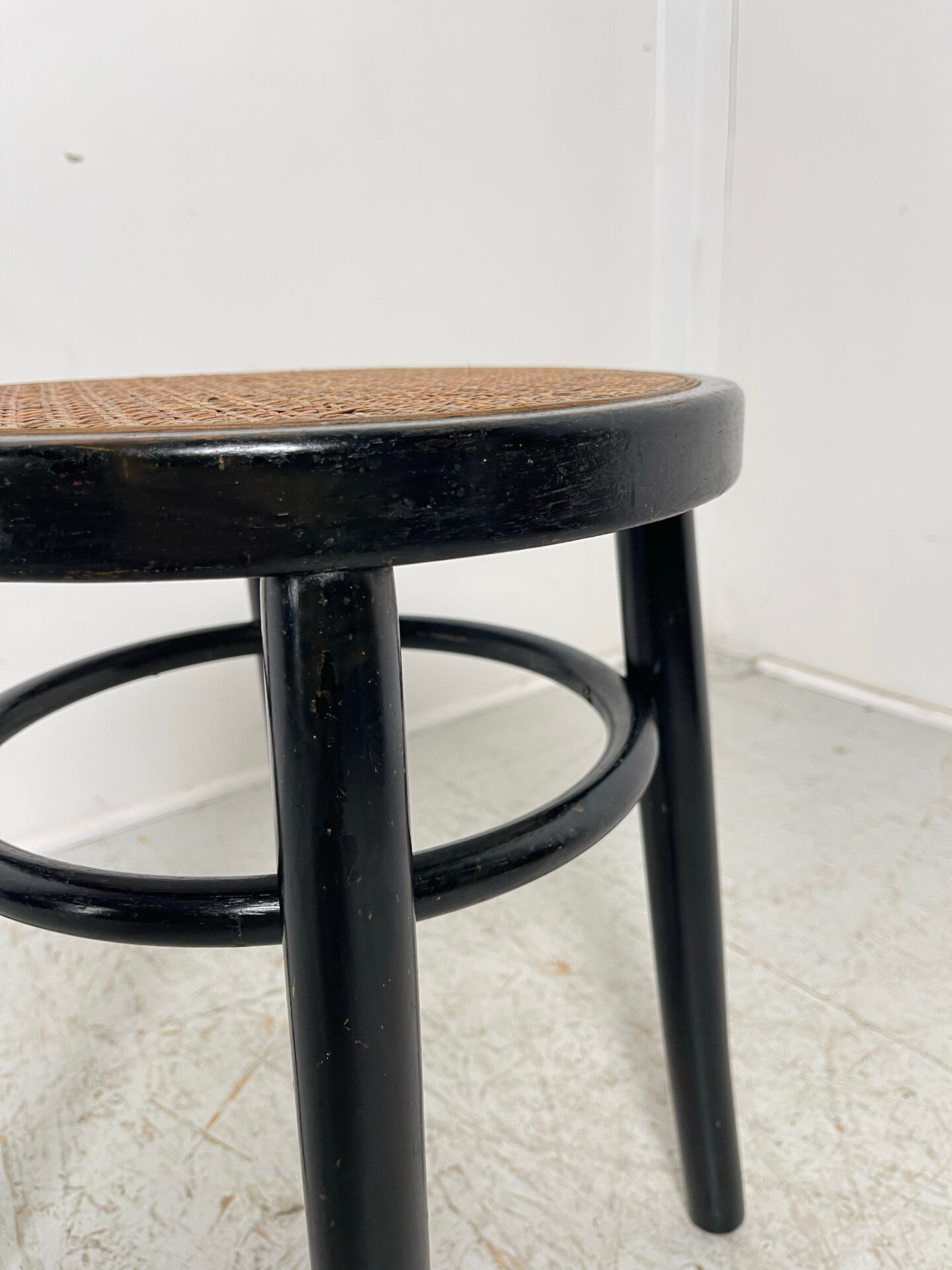 Caned stool 1970