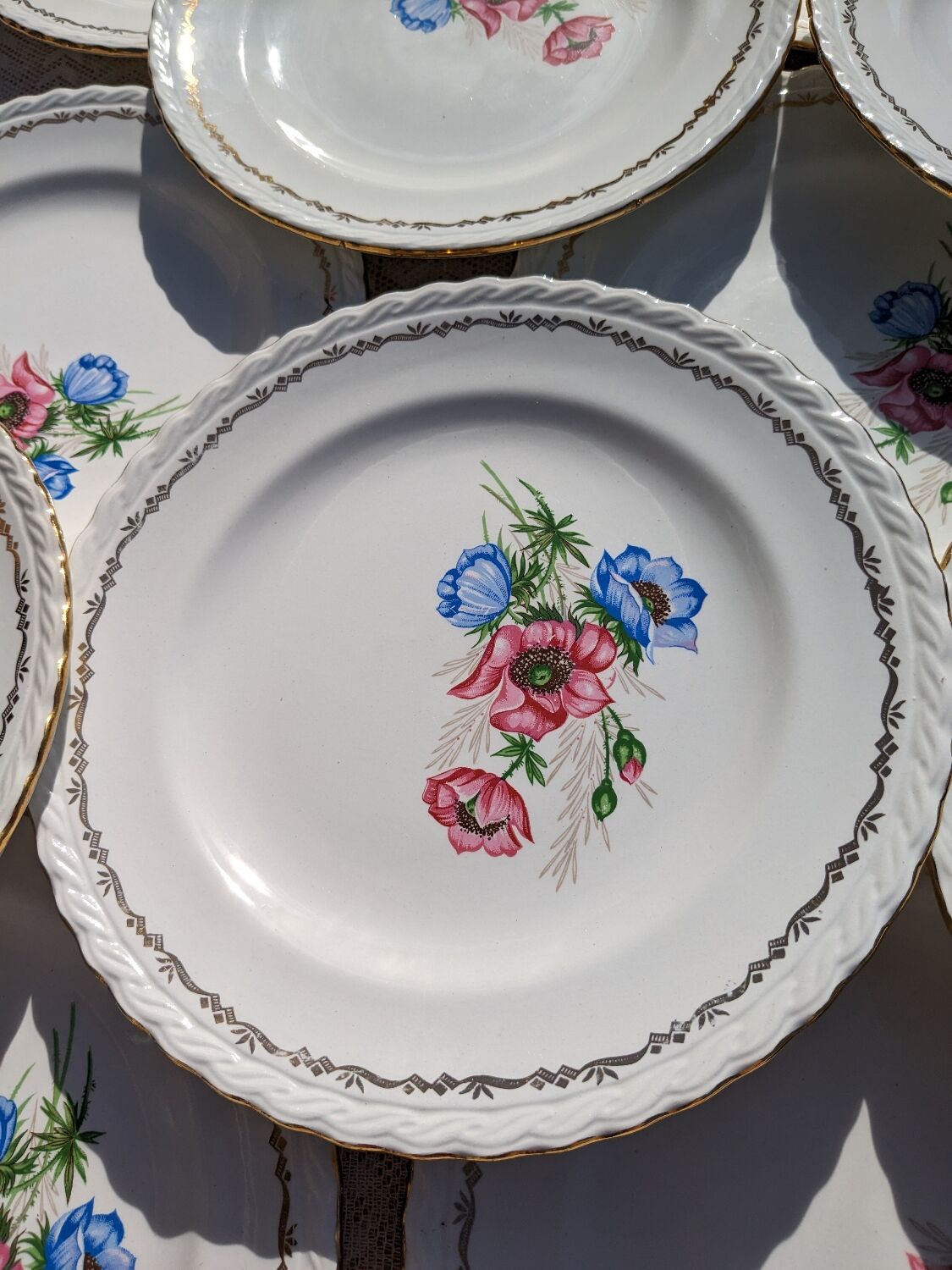 Vintage plates l'Amandinoise