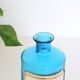 Fine pharmacy bottle XIxth, rare, blue glass and porcelain label, antique, vintage