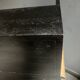 Black stepped wooden desk
