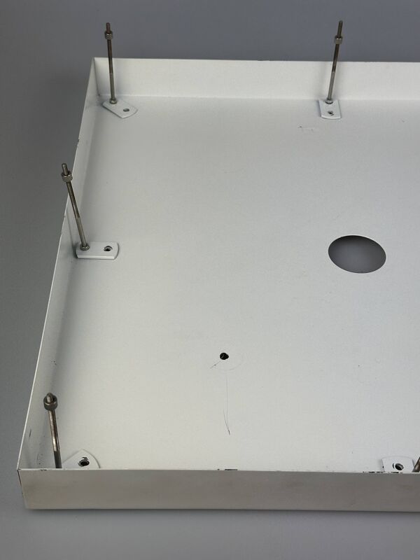 1960s/70s Chandelier Ceiling Lamp by Doria Leuchten Germany, Ice Glass