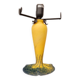 Pied de lampe de table, Verre d'art de France