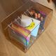 Table basse hi-fi,plexiglas,  Michel Dumas