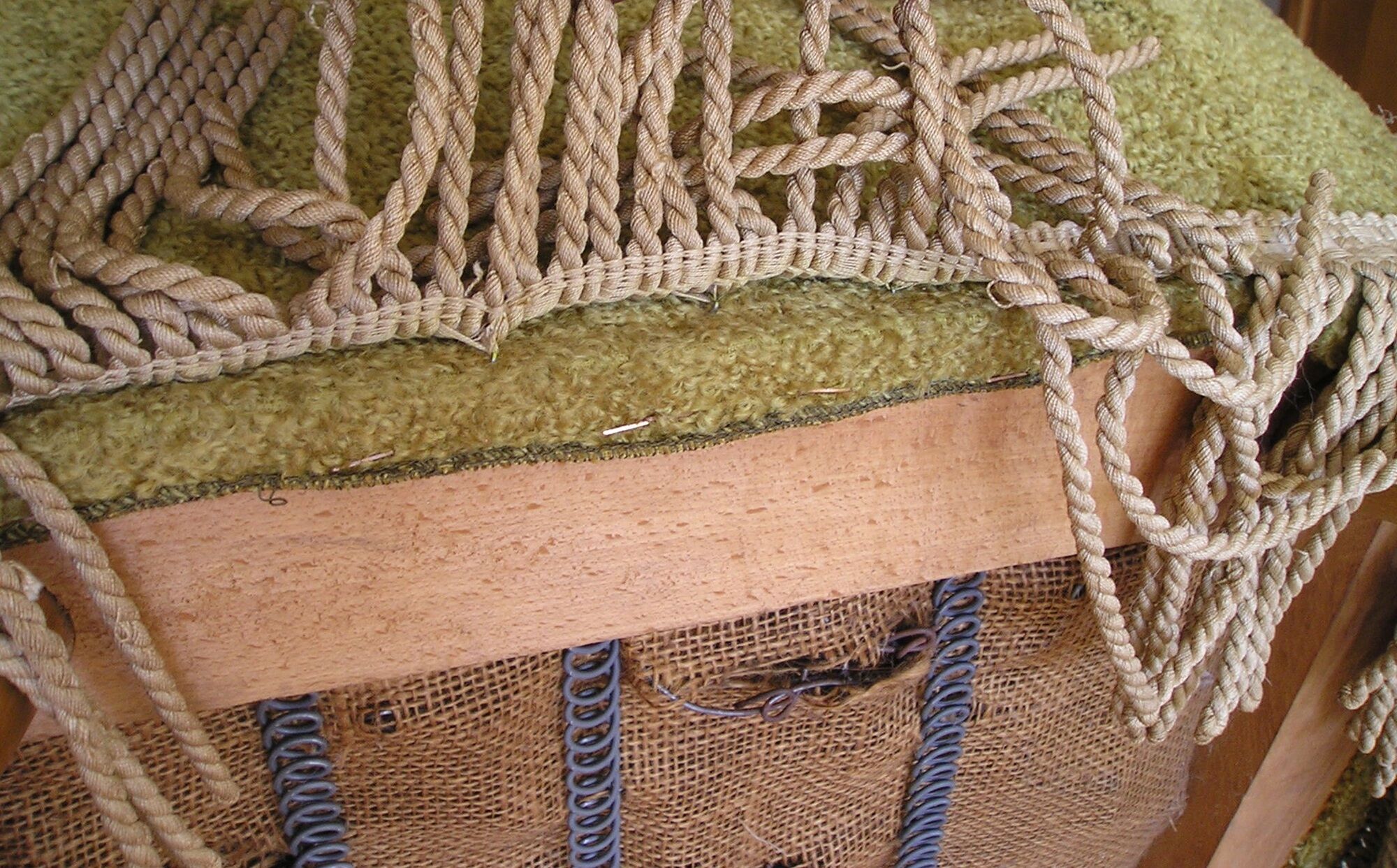 Cocktail chair with compass feet and original fabric