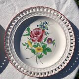 Assiette ajourée Luneville