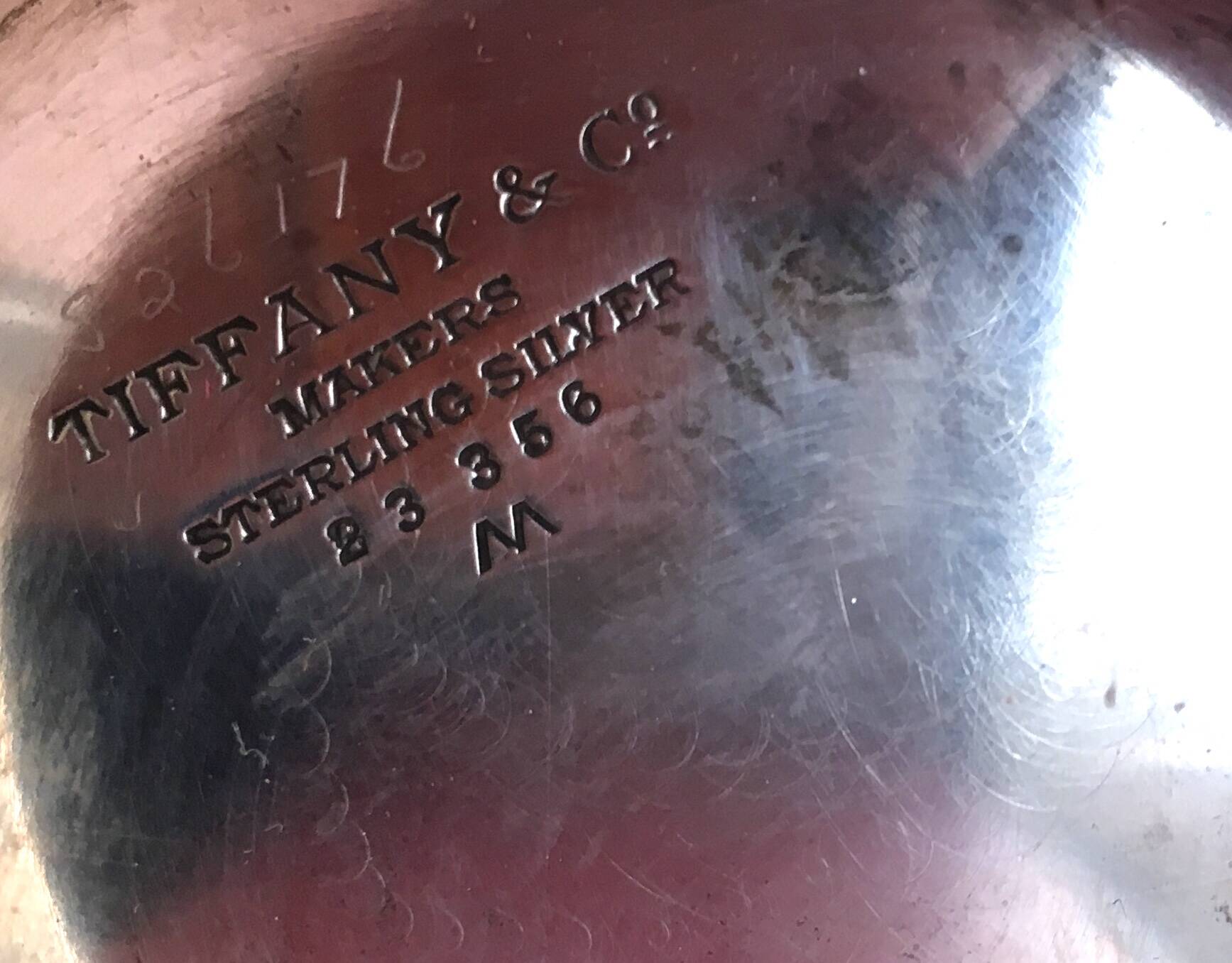 Tiffany Coupe en argent Massif  environ 1950