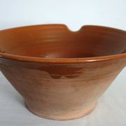 Glazed terracotta terracotta bowl, diameter 38cm