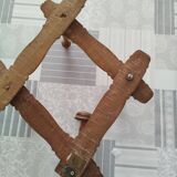 Porte manteau ancien en bambou vintage