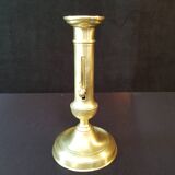 Brass push button candle holder
