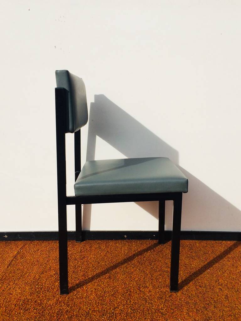 Pair of Pastoe style chairs. Vintage 60s.