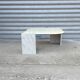 Table basse oeil italienne en marbre onyx, 1970