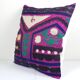Vintage embroidered cushion cover 41x41 cm