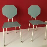 Pair of vintage children's chairs