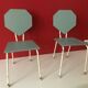 Paire de chaises enfants vintage