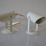 Pair of Scandinavian wall lamps 60's Lyfa 3009