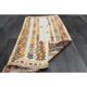 1970s Turkish Hand-Knotted Wool Cotton Beige Kilim Runner Rug 68x159