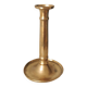Vintage Gold Brass Candlestick: 1970s Home Decor