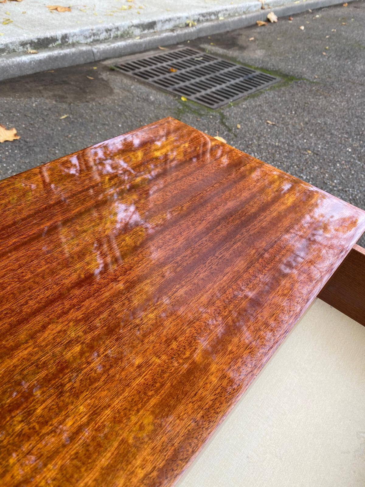 2 Scandinavian rosewood bedside tables from the 1960s