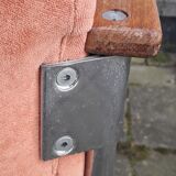 Set of eight industrial Dutch chairs