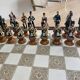 Franklin Mint Raj Collectible Chess Sets, 1970s.