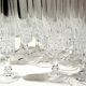 Lot of 17 flutes glass glass champagne crystal of Arques Pompadour