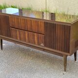 Grundig Scandinavian Hifi sideboard in wood and lacquered rosewood