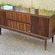 Grundig Scandinavian Hifi sideboard in wood and lacquered rosewood