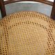 4 antique wooden and cane bistro chairs